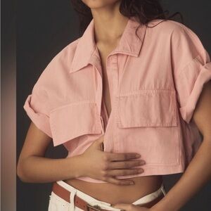 Anthropologie Pilcro Boxy Top
